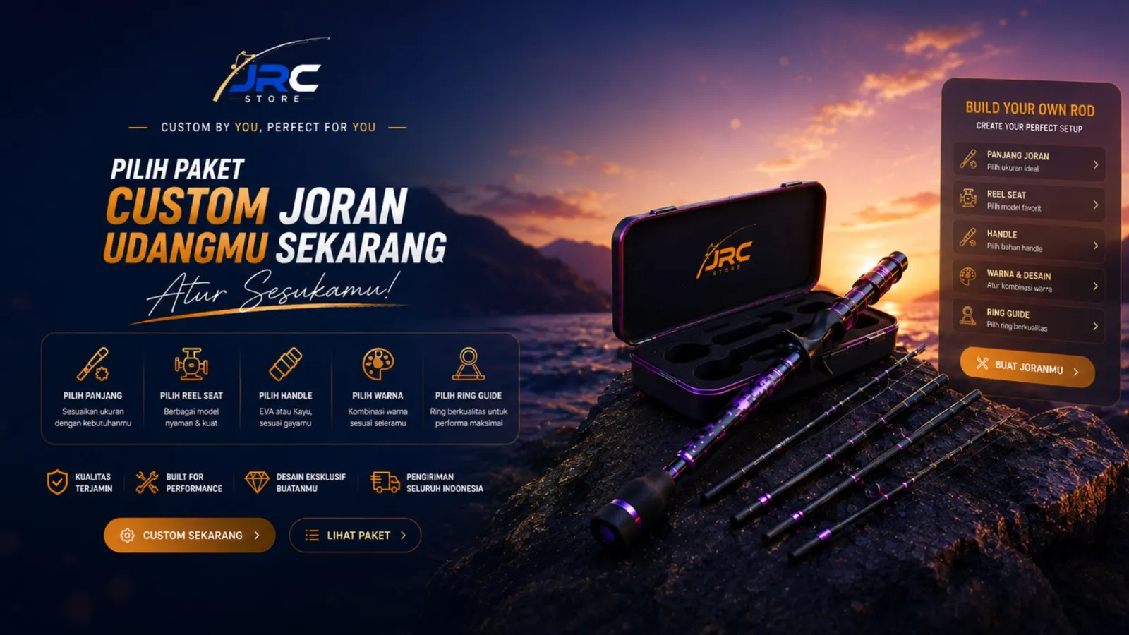 Banner Custom Joran Udang