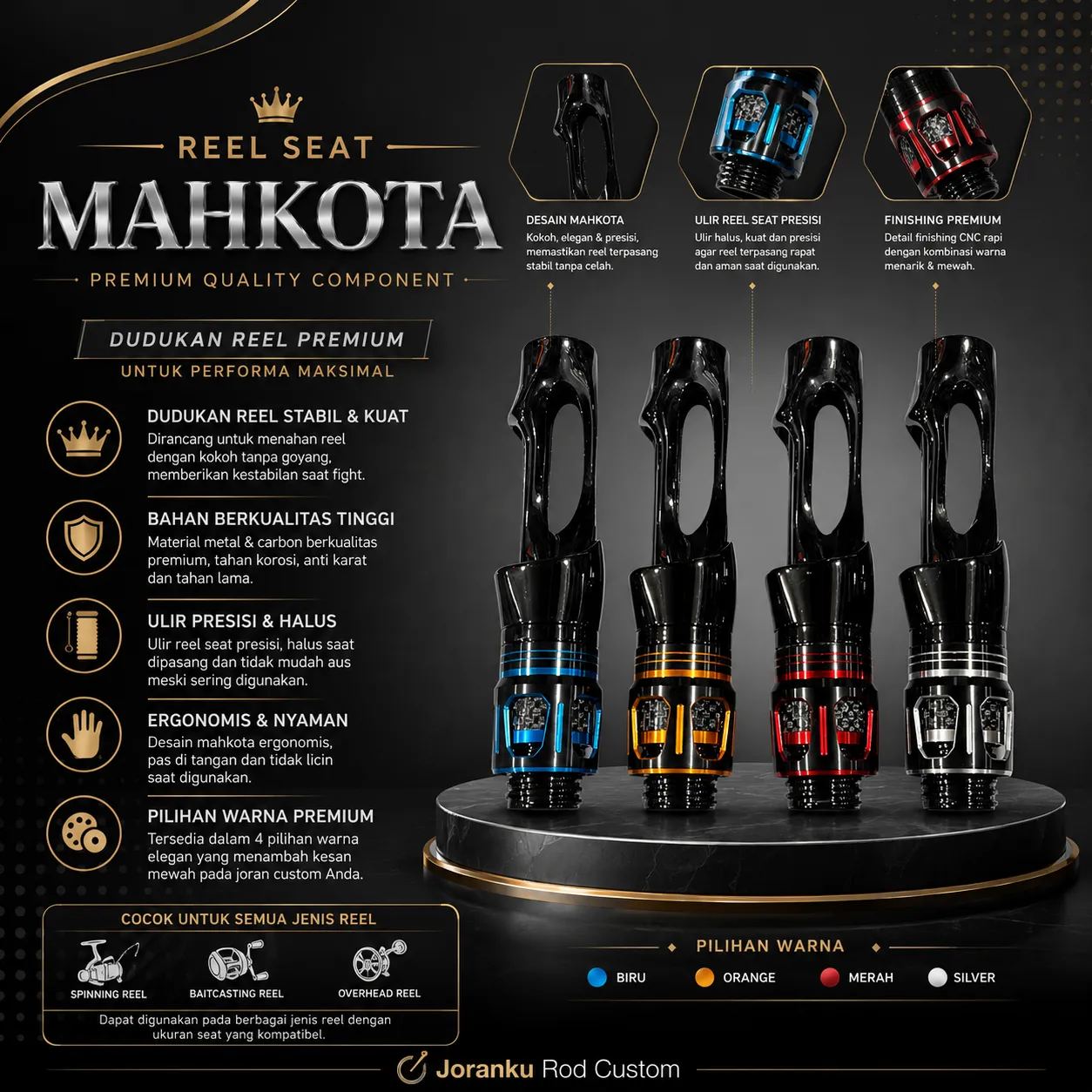 Reel Seat Mahkota